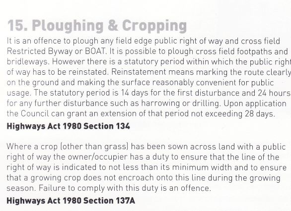 ploughing and cropping