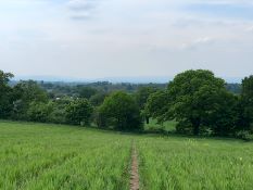 Belton farm view towards Wales